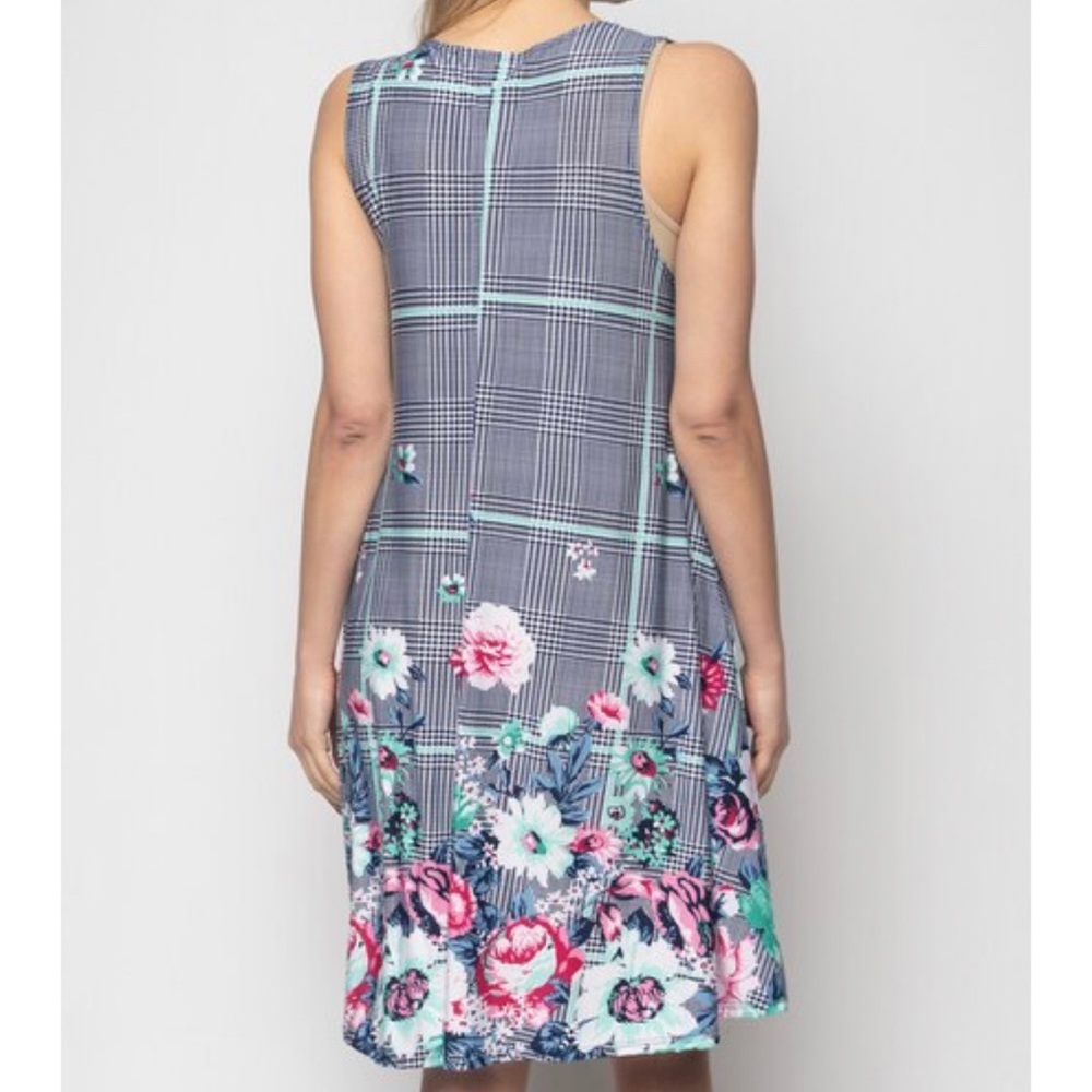 The Charlotte Dress- floral cutout neckline dress - Picture 3 of 9